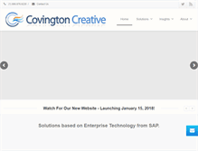 Tablet Screenshot of covingtoncreative.com